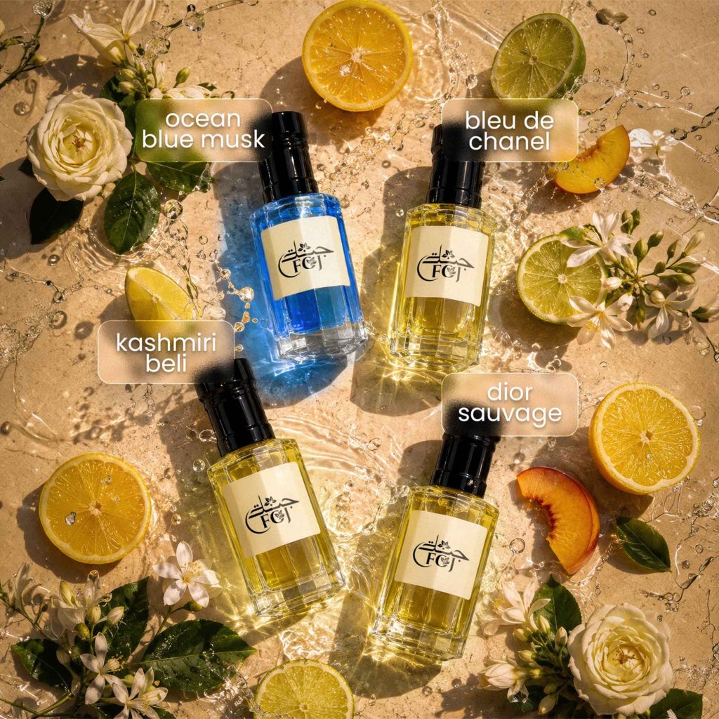 Ocean Blue Musk, Bleu De Chanel, Kashmiri Beli, Dior Sauvage (Corporate Combo- 4pcs)